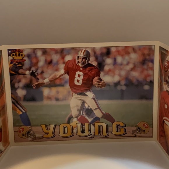 1994 Pacific Triple Folder Card Steve Young 49ers #29 (MISC3) - Picture 3 of 5